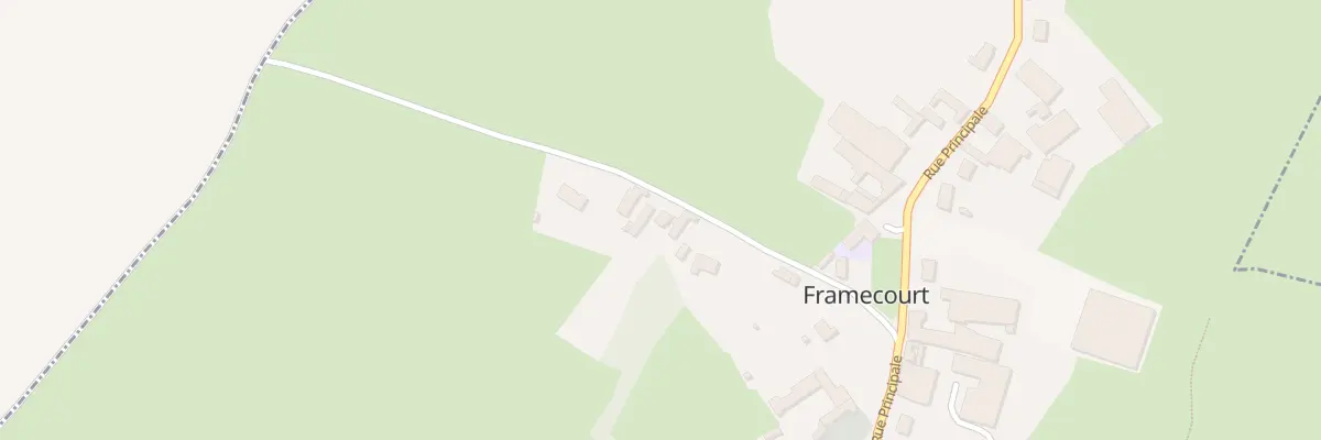 Plan du 46 Rue de la Mairie à Framecourt