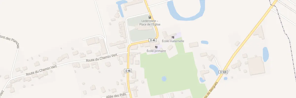 Plan du 32 Rue de l’Eglise à Lederzeele
