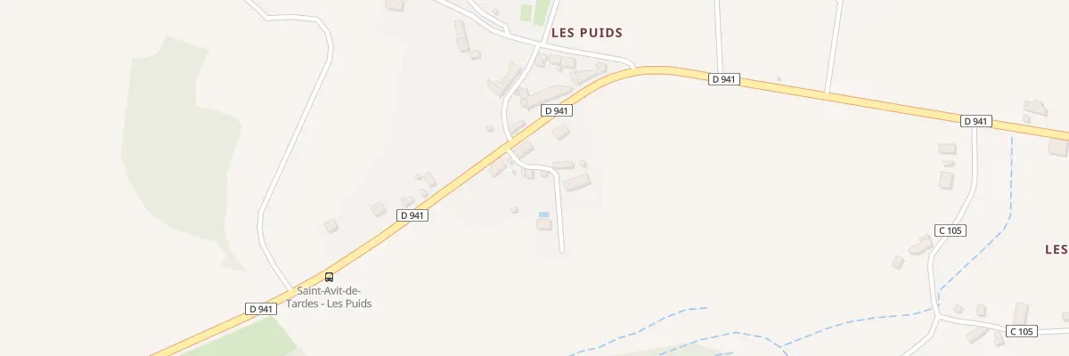 Plan du 4 Les Puids à Saint-Avit-de-Tardes