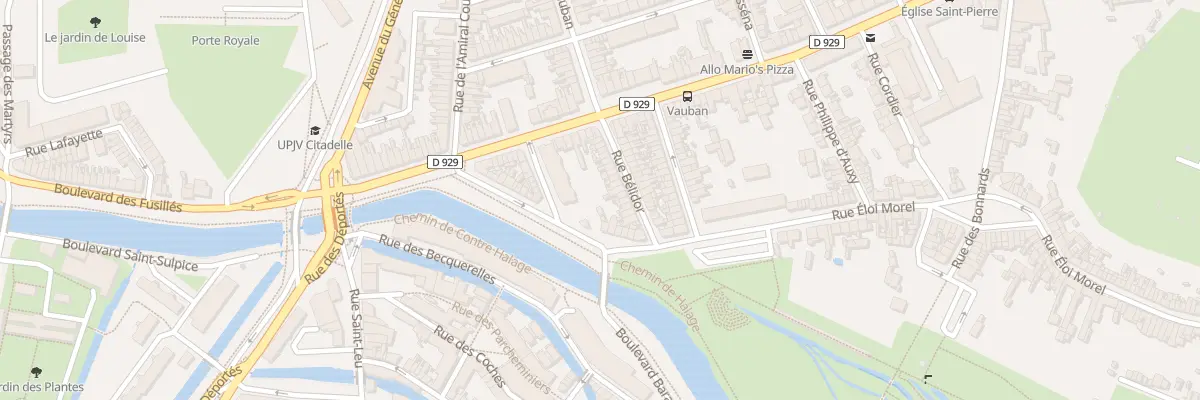 Plan du 9 Rue Eloi Morel à Amiens