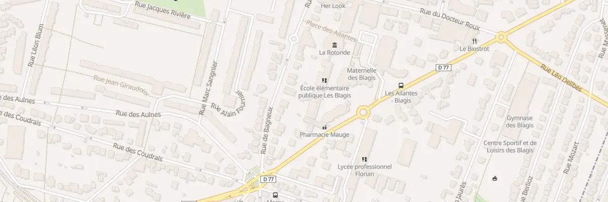 Plan du 36B Rue de Bagneux à Sceaux