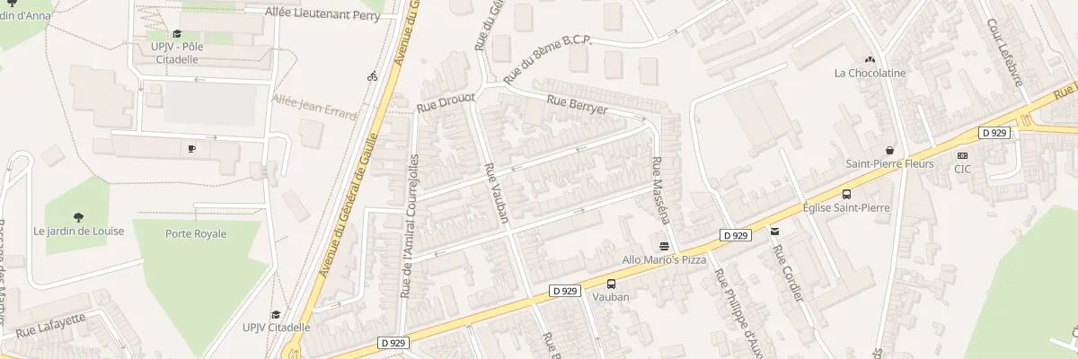 Plan du 16 Rue du Docteur Lenoël à Amiens