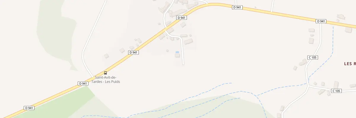 Plan du 6 Les Puids à Saint-Avit-de-Tardes