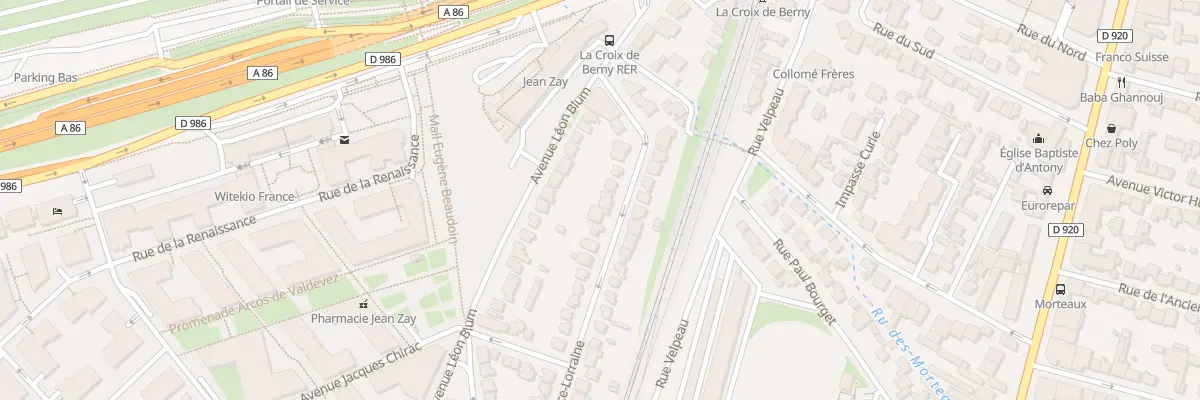 Plan du 41 Rue d’Alsace Lorraine à Antony