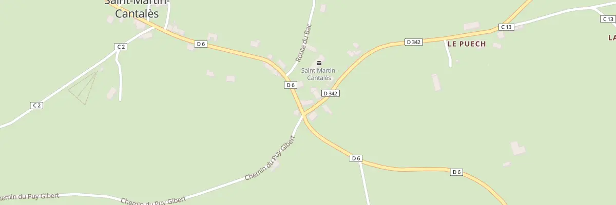 Plan du 5013 Le Bourg à Molompize