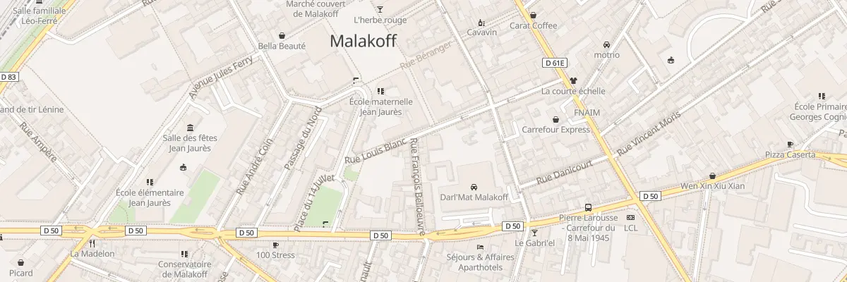 Plan du 12B Rue François Belloeuvre à Malakoff