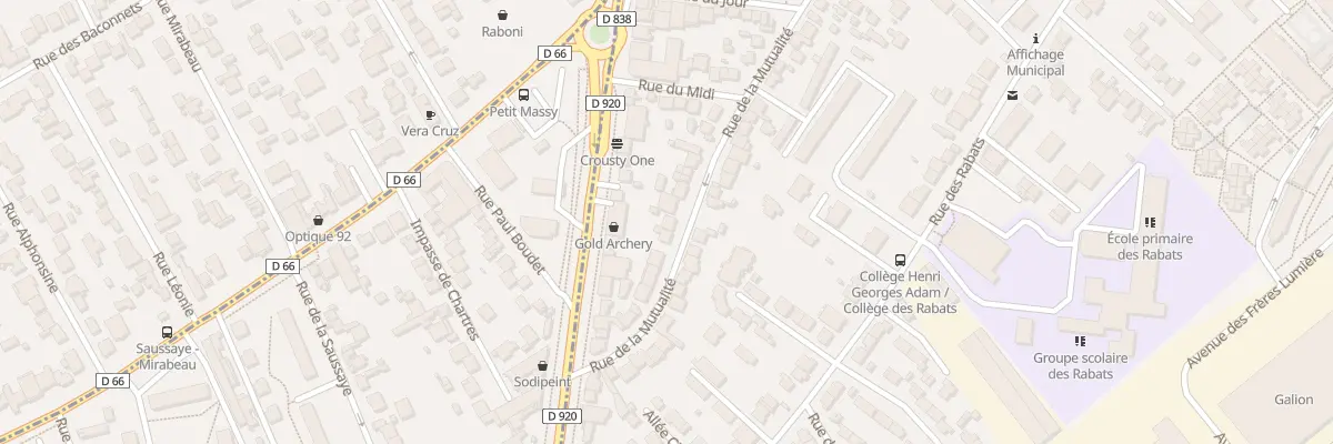 Plan du 96 Rue de la Mutualité à Antony
