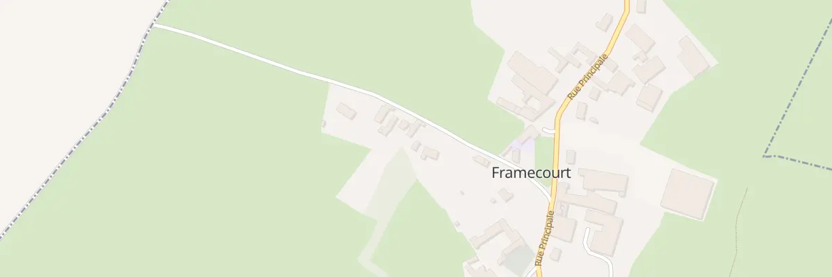 Plan du 44 Rue de la Mairie à Framecourt