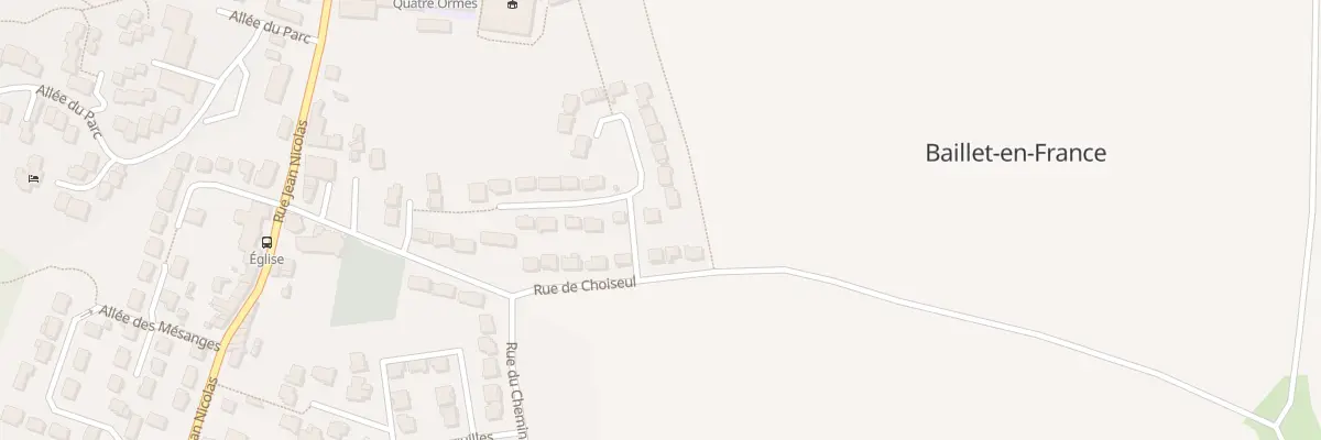Plan du 4 Rue de Conti à Baillet-en-France