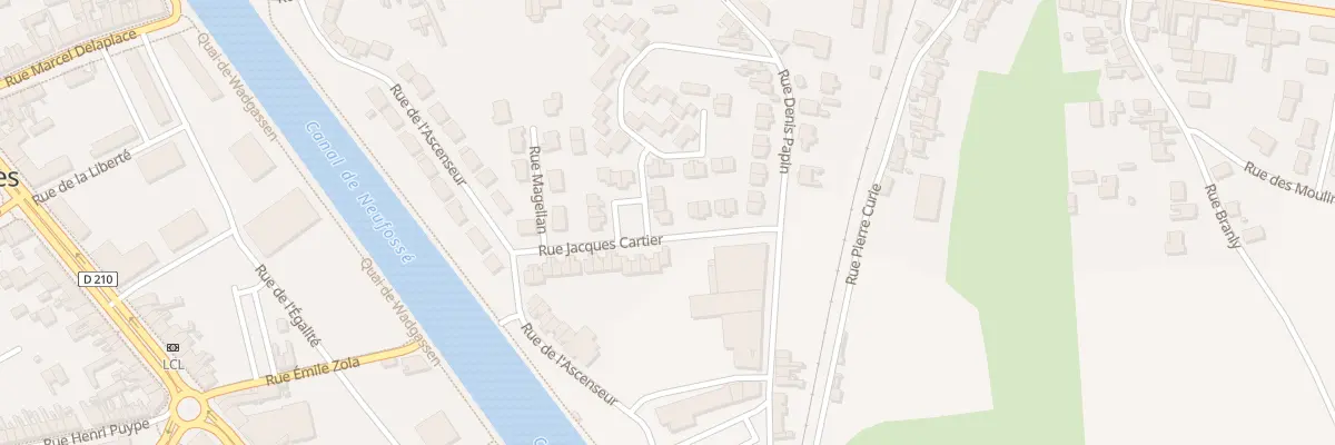 Plan du 2 Sq Jean Bart à Arques