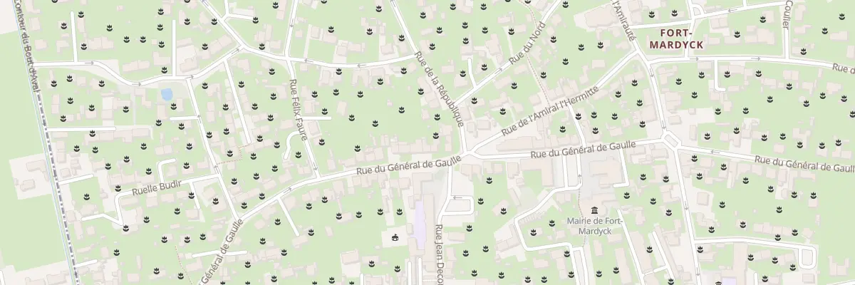Plan du 88 Rue du General de Gaulle Fm à Dunkerque