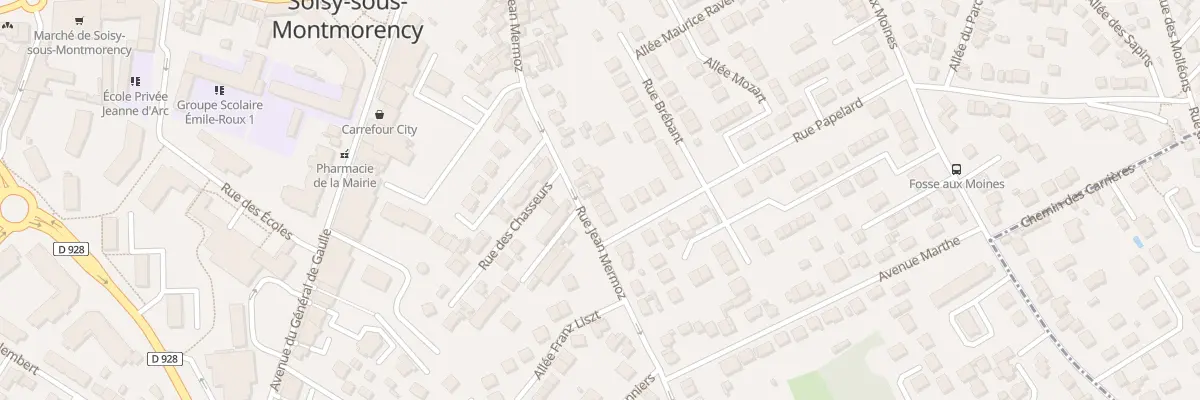 Plan du 33B Rue Jean Mermoz à Soisy-sous-Montmorency