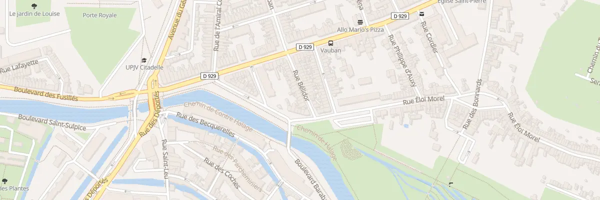 Plan du 28 Rue Bélidor à Amiens