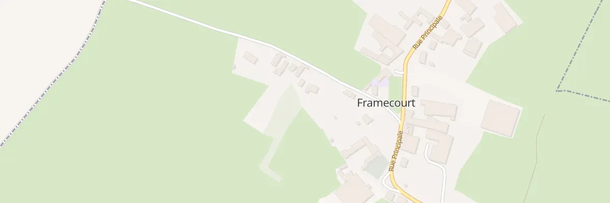 Plan du 42 Rue de la Mairie à Framecourt