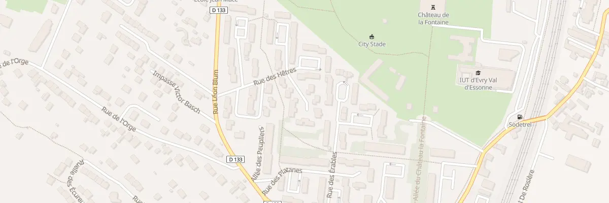 Plan du 5 Rue des Fresnes à Brétigny-sur-Orge