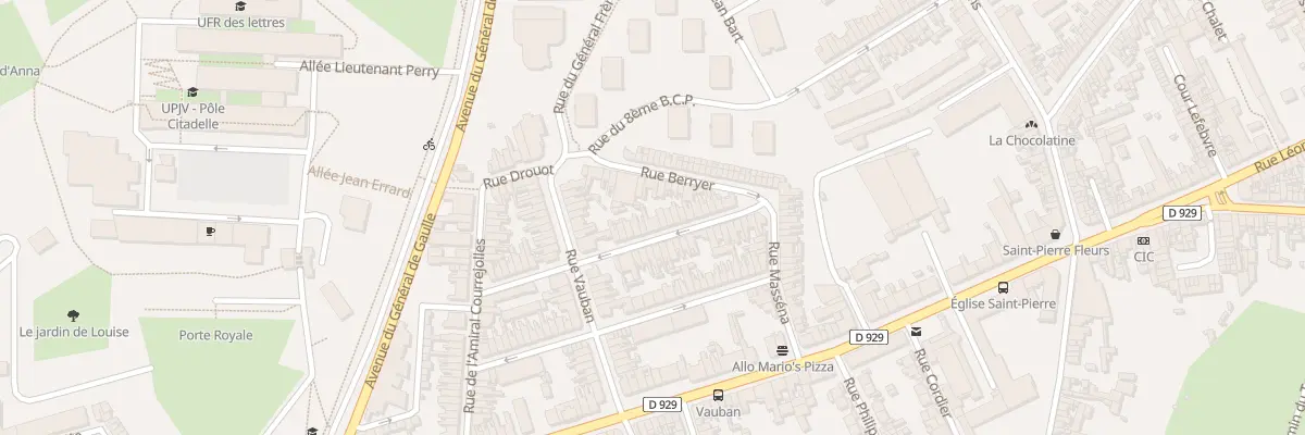 Plan du 33 Rue du Docteur Lenoël à Amiens