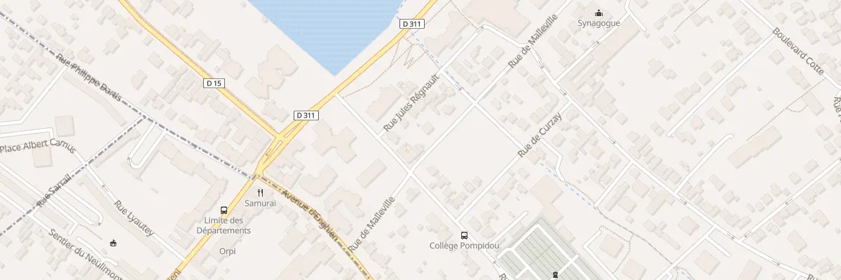 Plan du 58 Rue de Malleville à Enghien-les-Bains