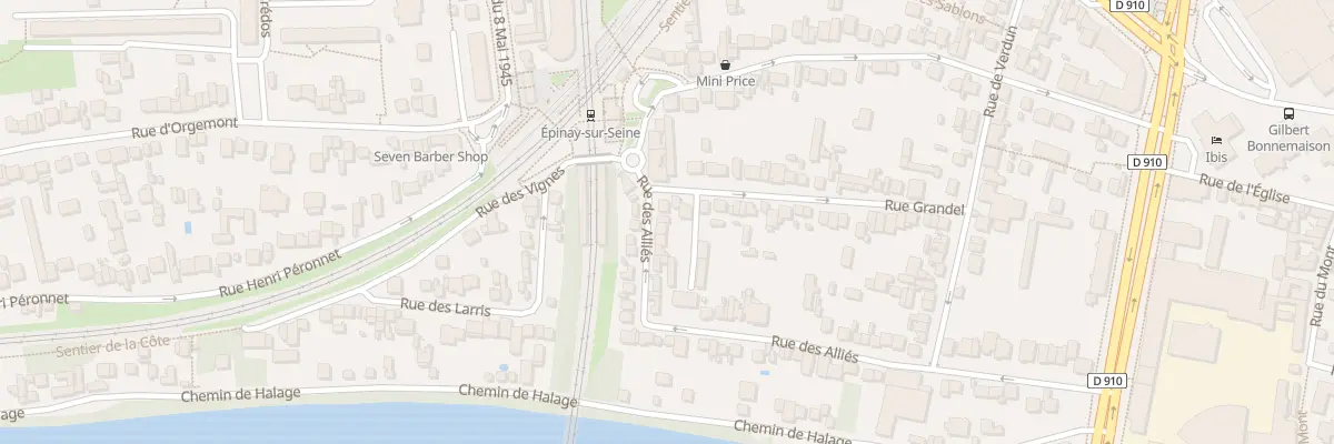 Plan du 76 Rue des Alliés à Épinay-sur-Seine