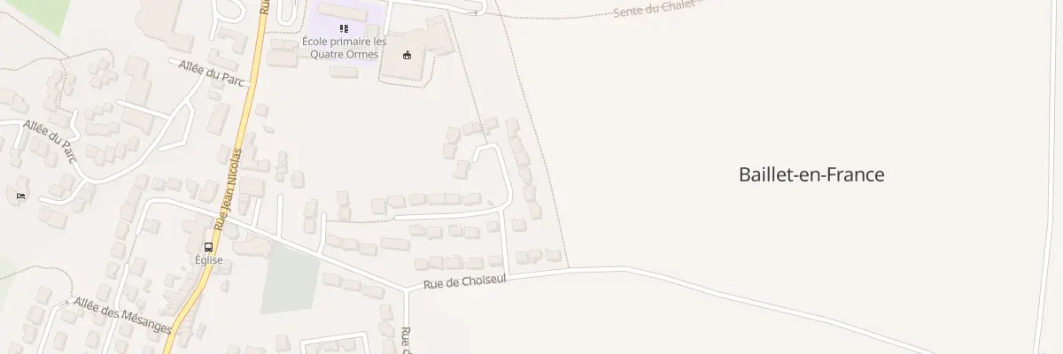 Plan du 10 Rue de Conti à Baillet-en-France