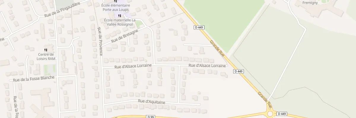 Plan du 21 Rue d’Alsace Lorraine à Bouray-sur-Juine