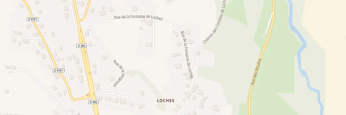 Plan du 32B Rue de la Fontaine de Lôches à Ussel