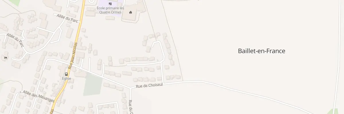Plan du 8 Rue de Conti à Baillet-en-France