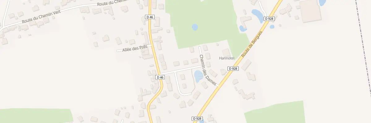 Plan du 3 Che des Merlettes à Lederzeele