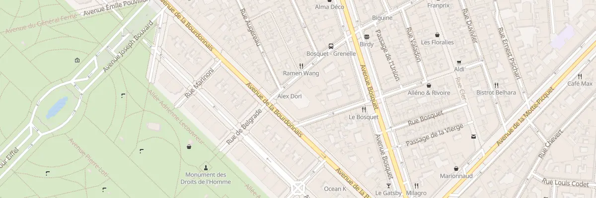 Plan du 201 Rue de Grenelle à Paris 7e Arrondissement