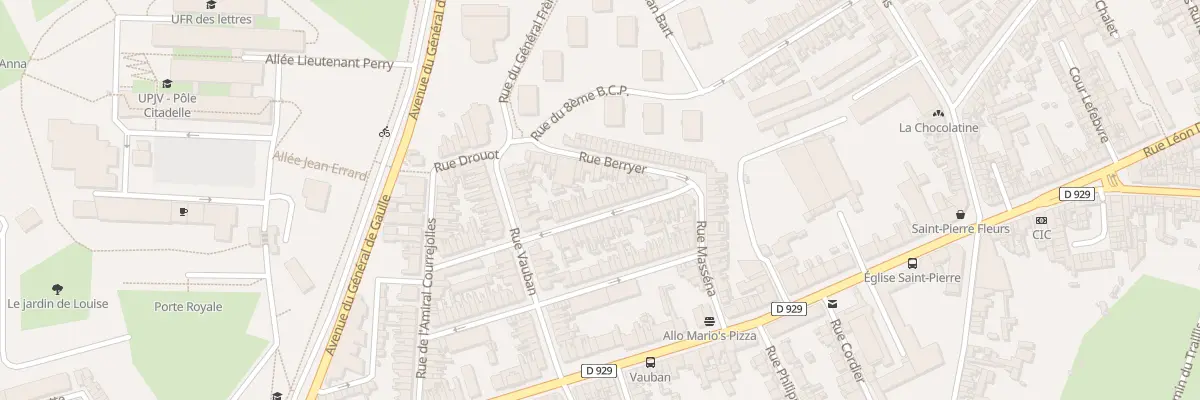 Plan du 37 Rue du Docteur Lenoël à Amiens
