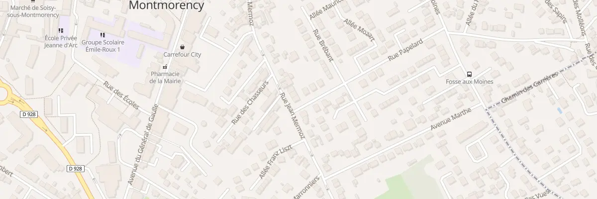 Plan du 33Q Rue Jean Mermoz à Soisy-sous-Montmorency