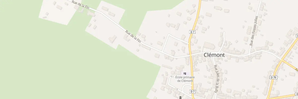 Plan du 19 Rue de la Fin à Clémont