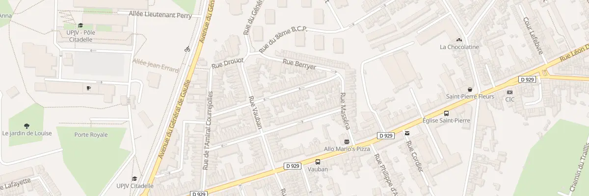 Plan du 26 Rue du Docteur Lenoël à Amiens