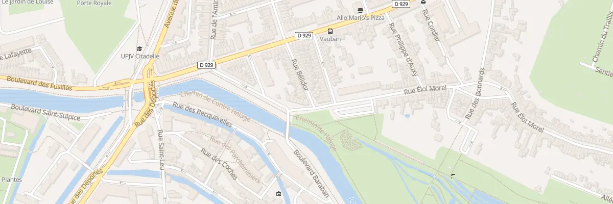 Plan du 36 Rue Bélidor à Amiens