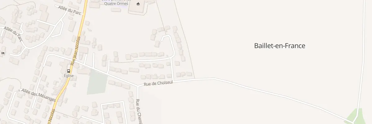 Plan du 6 Rue de Conti à Baillet-en-France