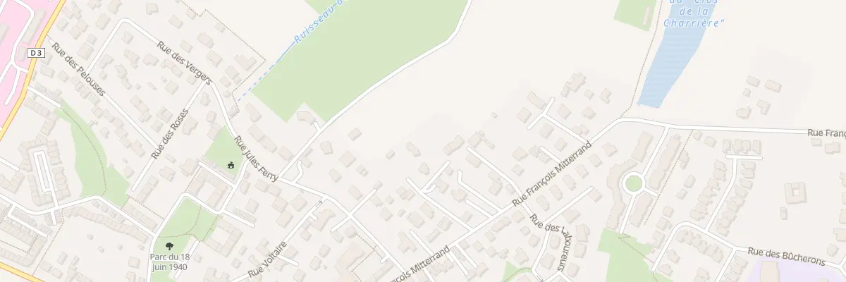 Plan du 4 All des Pervenches à Bouffémont