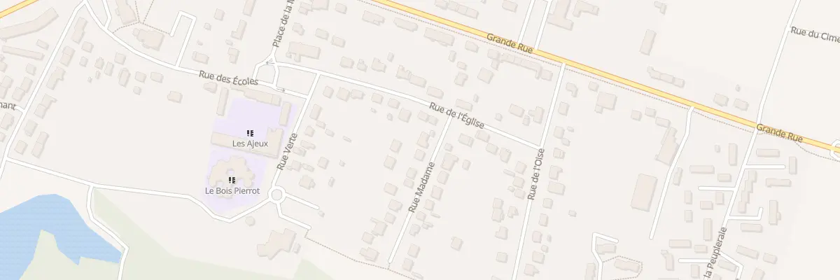 Plan du 2B Rue Madame à Bernes-sur-Oise