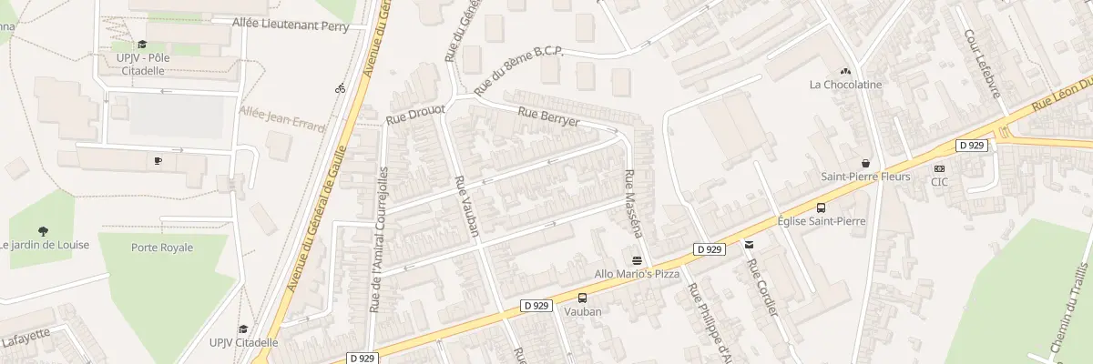Plan du 28 Rue du Docteur Lenoël à Amiens
