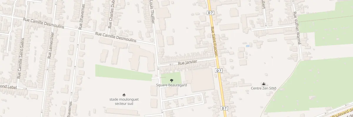 Plan du 34 Rue Janvier à Amiens