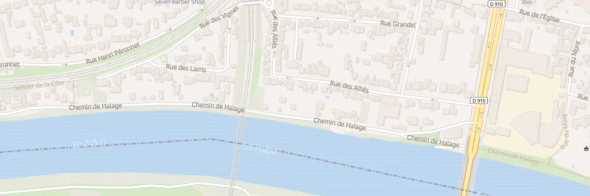Plan du 43 Rue des Alliés à Épinay-sur-Seine