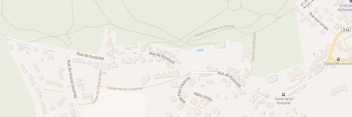 Plan du 36 Rue de Pontoise à Montsoult