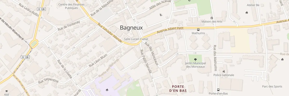Plan du 4 Pl du Treize Octobre à Bagneux