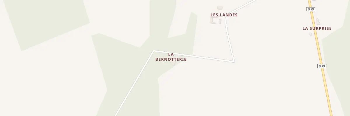 Plan du 364 La Bernotterie à Clémont