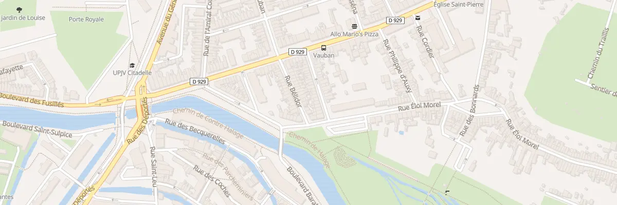 Plan du 23 Rue Bélidor à Amiens