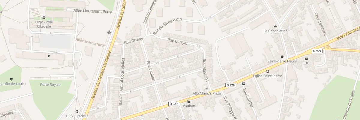 Plan du 32 Rue du Docteur Lenoël à Amiens