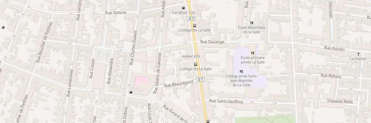 Plan du 34 Rue Saint-Fuscien à Amiens