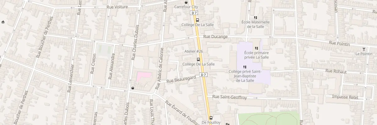Plan du 36B Rue Saint-Fuscien à Amiens
