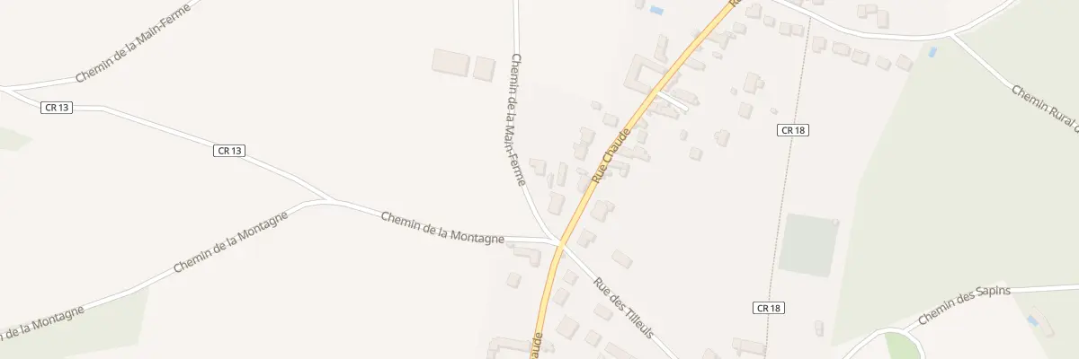 Plan du 16B Rue Chaude à Valpuiseaux