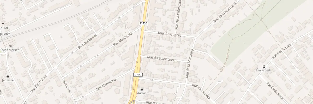 Plan du 5 Rue du Soleil Levant à Antony