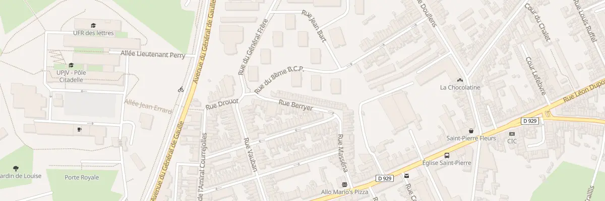 Plan du 32 Rue Berryer à Amiens