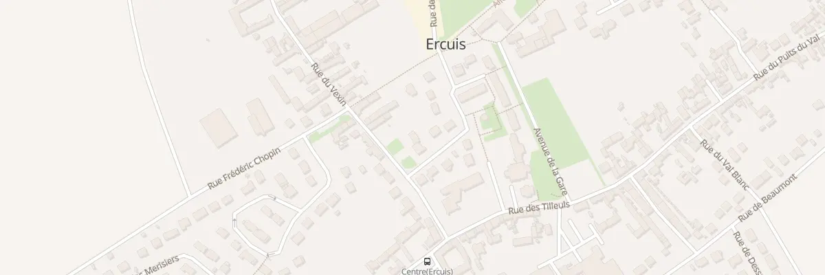 Plan du 108 Rue du Vexin à Ercuis